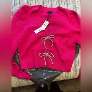 Brand new with tags beautiful bow sweater from Express 🎀💖